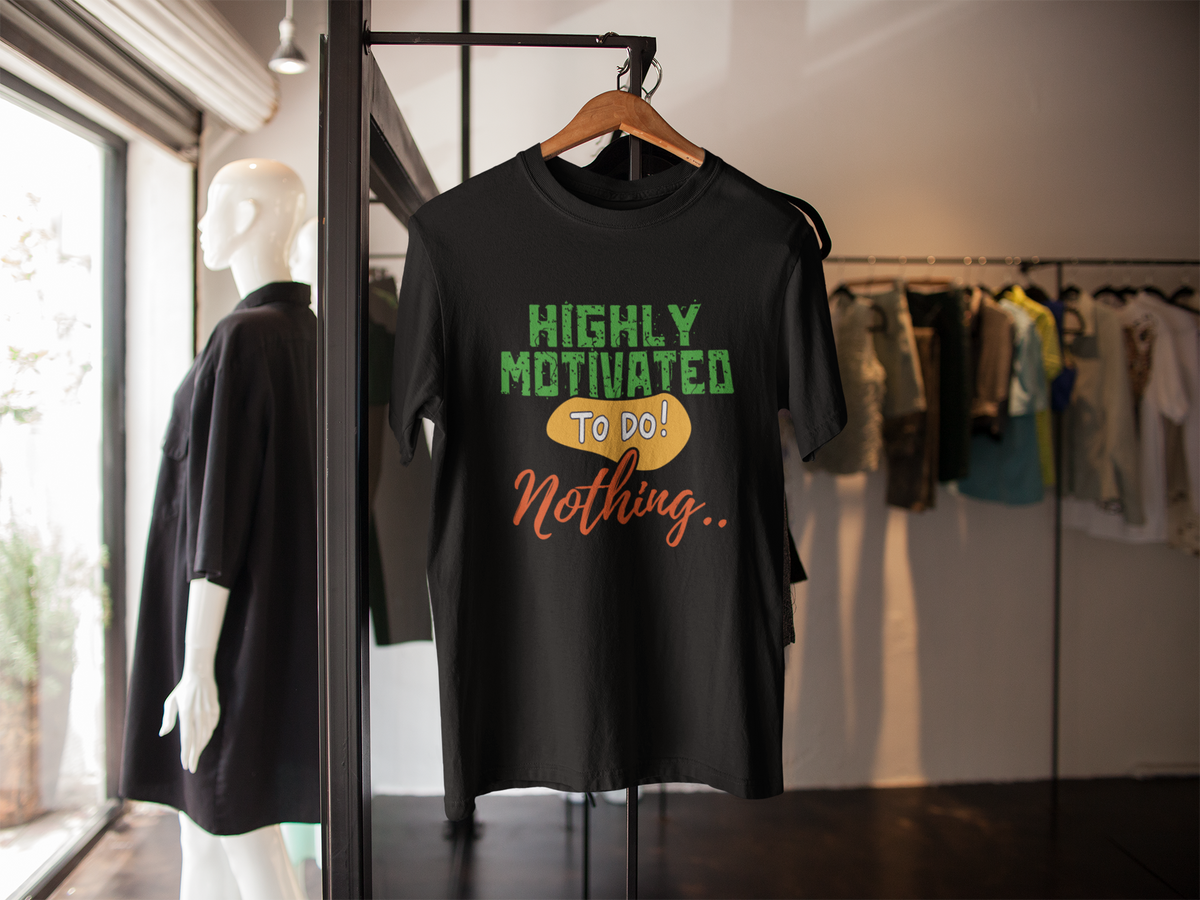 "Highly Motivated To Do Nothing" Men's Classic T-Shirt